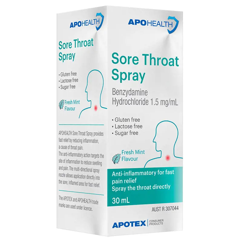 Apo Sore Throat Spray 1.5mg 30mL