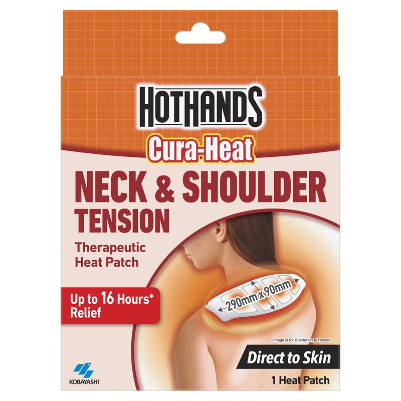 Hot Hands Cura Heat Neck & Shoulder 1P