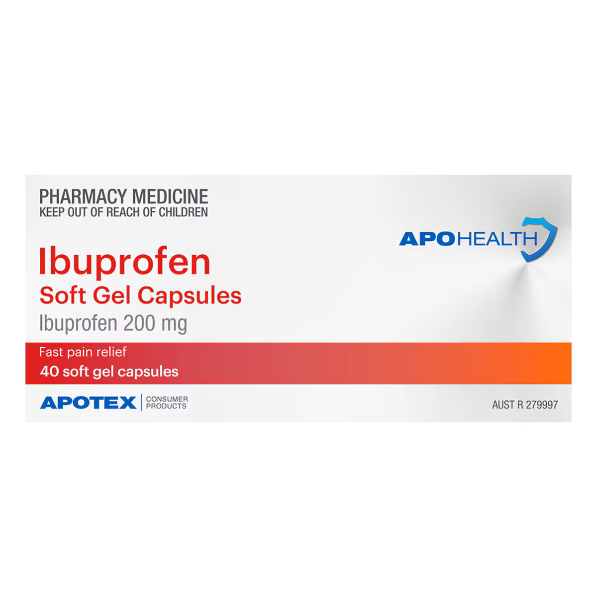 Aph Ibuprofen Soft Gel Caps 200mg Bl 40