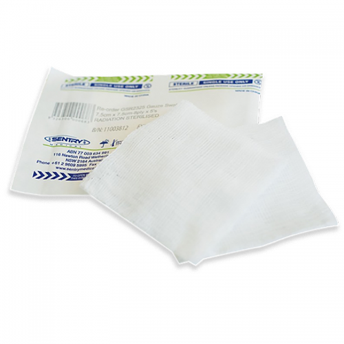 Gauze Sterile 5X5Cm 3Pk