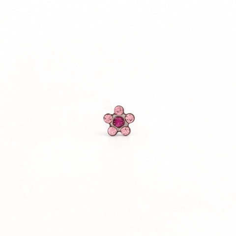 Ear Piercing Daisy Lt Rose/Fuschia