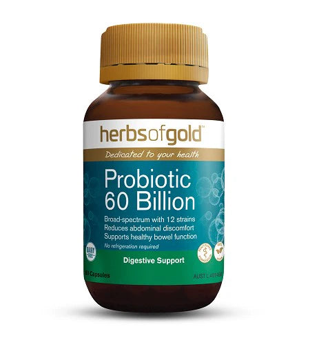 Herbs Of Gold Probiotics 60 Billion 60 Cap