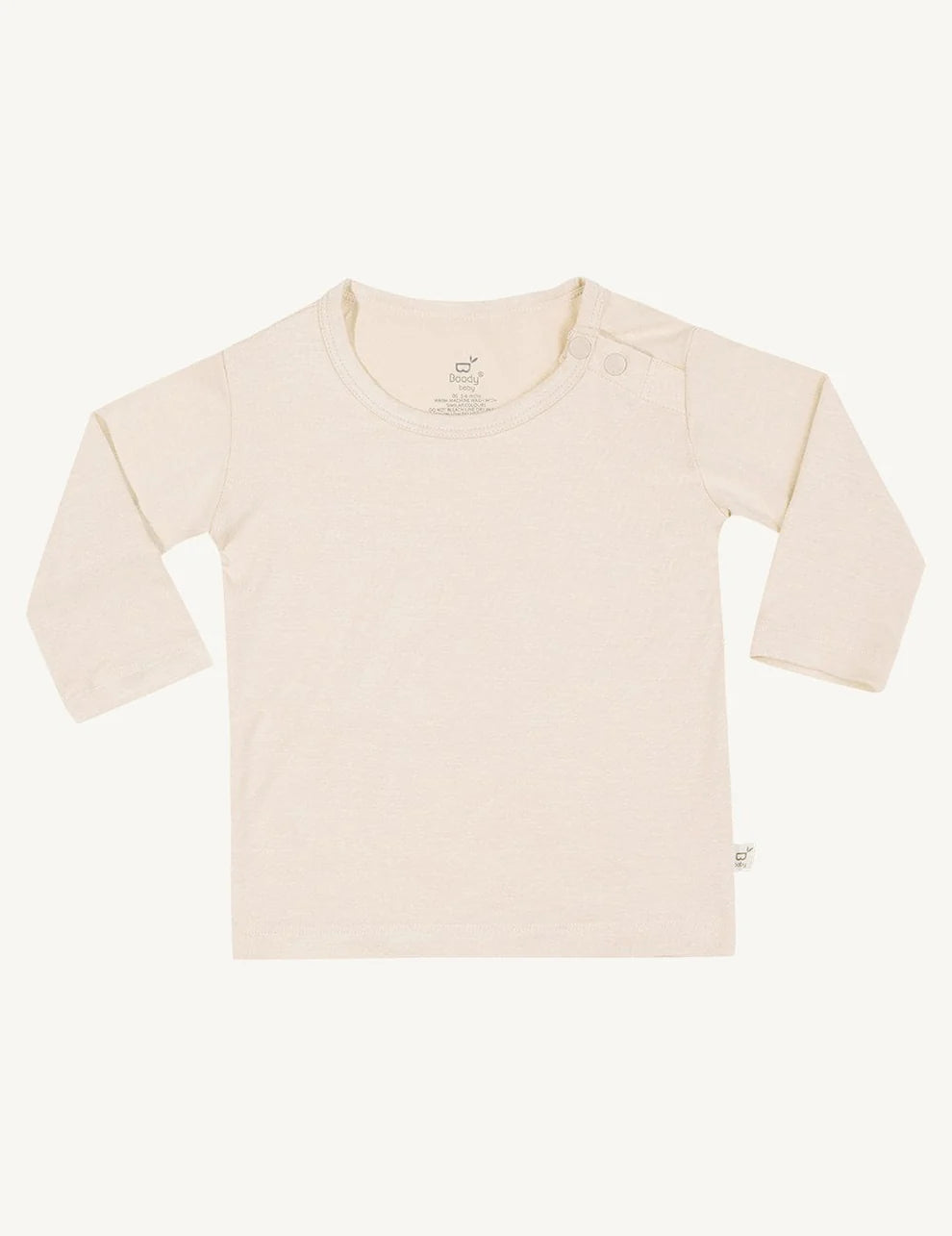 Baby Long Sleeve Top Chalk 3-6