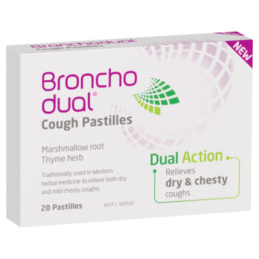 Broncho Dual Cough Pastilles 20Pk