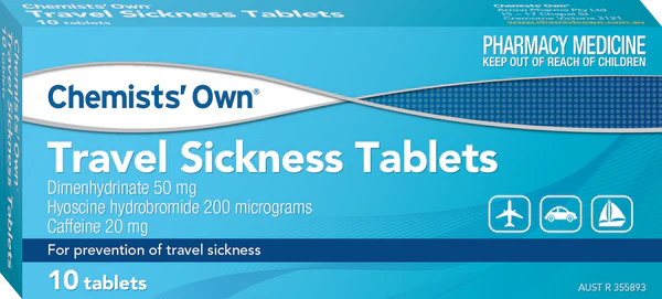 Co Travel Sickness 10 Tablets