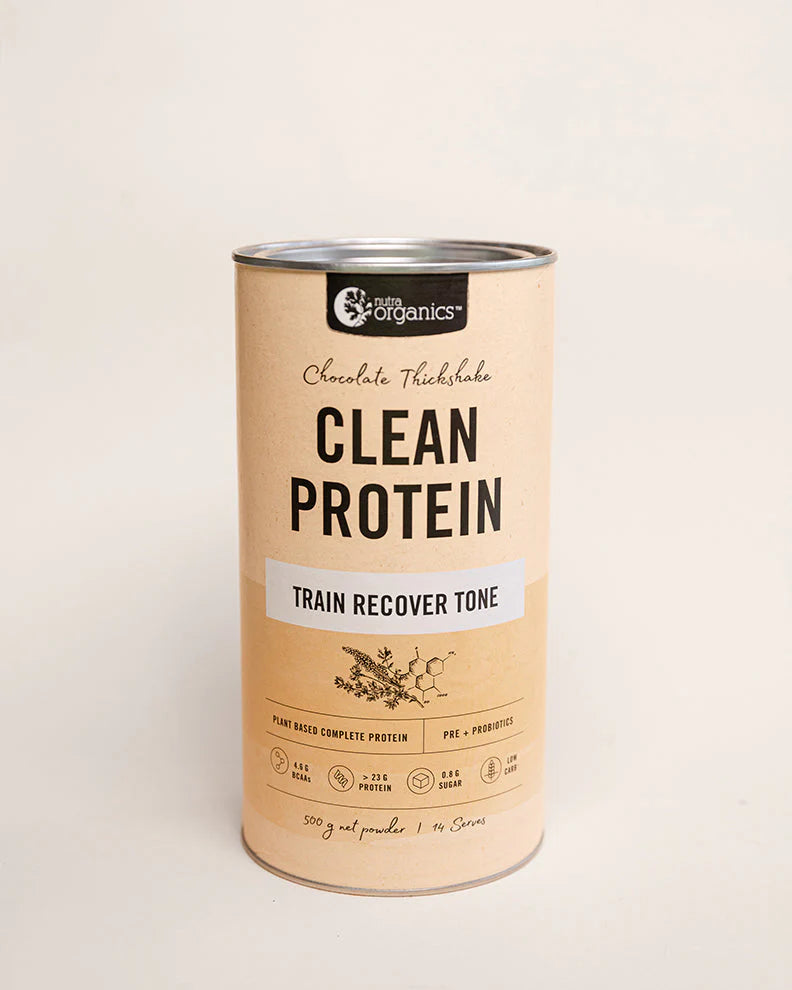 Nutra Organics Clean Protein Choc T/Shake 500g