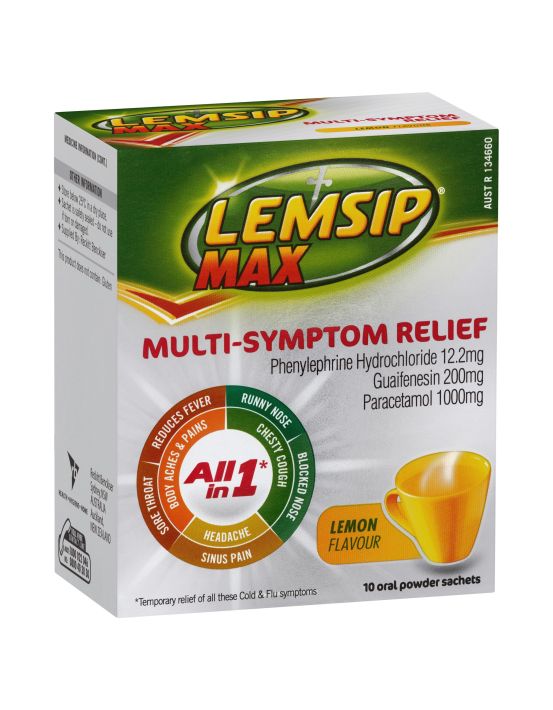 Lemsip All In One Lemon Hot Drink 10