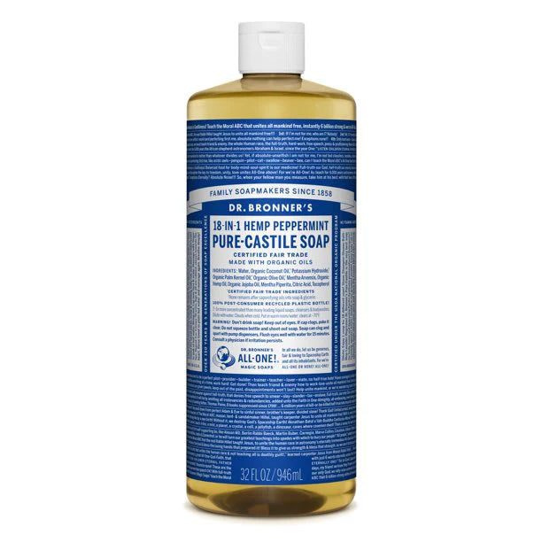 Db Pure-Castille Soap Peppermint 946mL