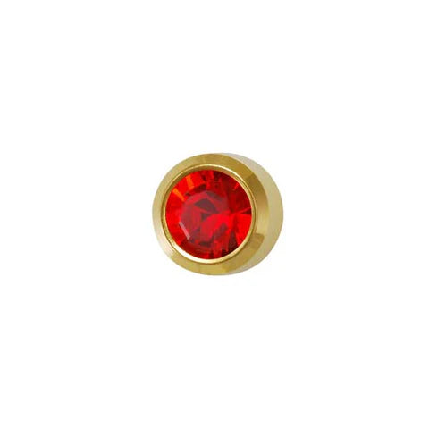 Ear Piercing Mini Bezel Ruby
