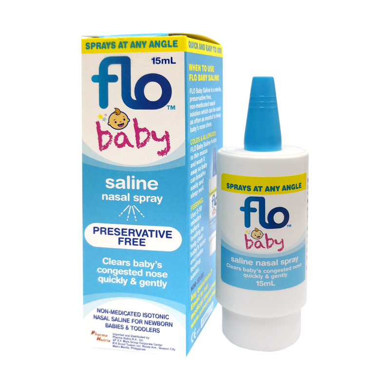 Flo Baby Saline + Nasal Spray 15mL