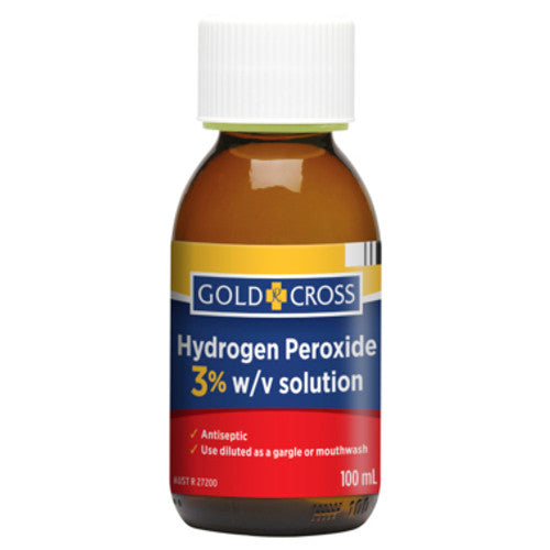 Goldx Hydrogen Perox 3% 100mL