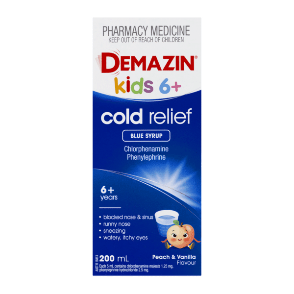 Demazin Cold Relief Syrup 200mL