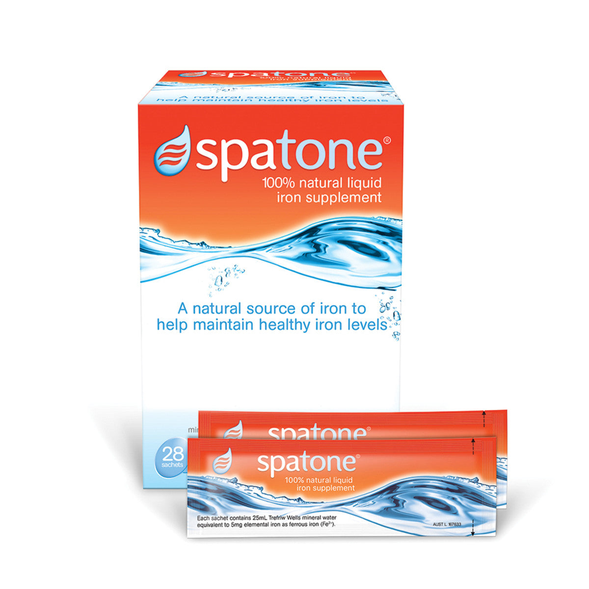 M&P Spatone Iron Supplm Liq 28Pk