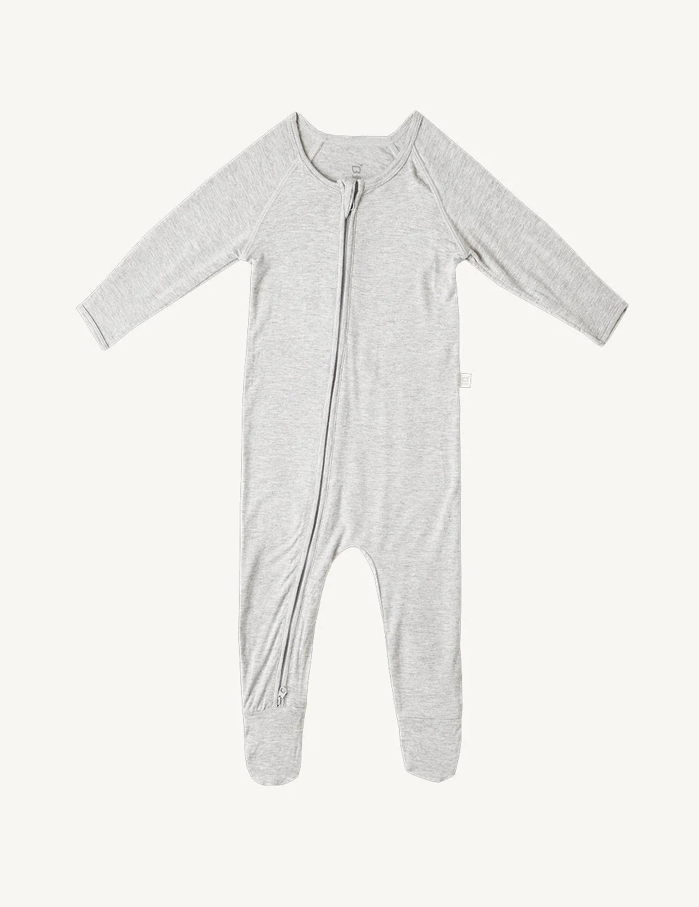 Boody Long Sleeves Onesie Gray 6-12 Months