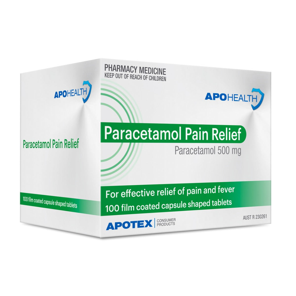 Aph Paracetamol Pain Relief Cap 20