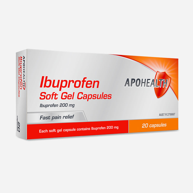 Aph Ibuprofen Soft Gel Caps 200mg Bl 100