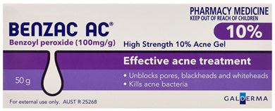 Benzac Ac Gel10% 50g