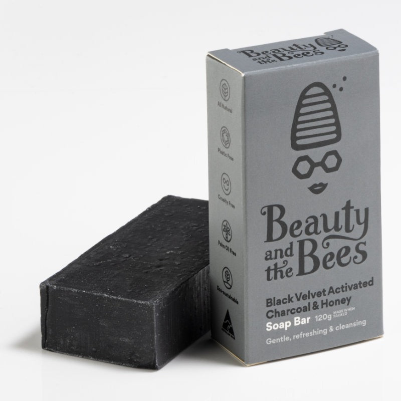 Batb Black Velvet Charcoal Soap 120g