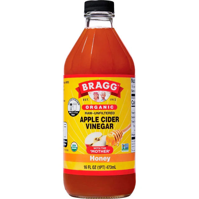 Apple Cider Vinegar & Honey Unfiltered With The Mother 473mL
