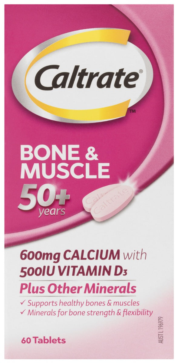 Caltrate Bone/Muscle 50+ 60S