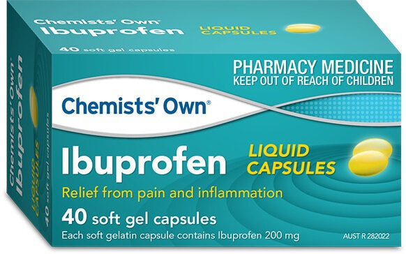 Co Ibuprofen Liq Cap 200mg 40