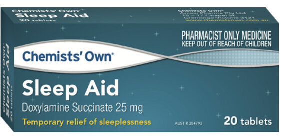 Co Sleep Aid Tab 25mg 20