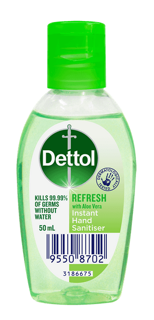 Dettol H/Sntzr Rfsh 50mL