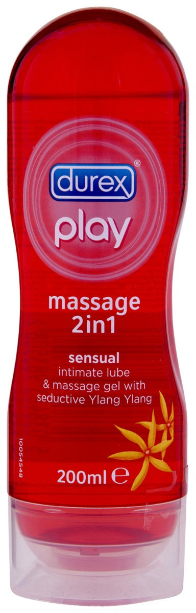 Durex Play Sensual 2 In 1 Massage Gel Lube 200mL