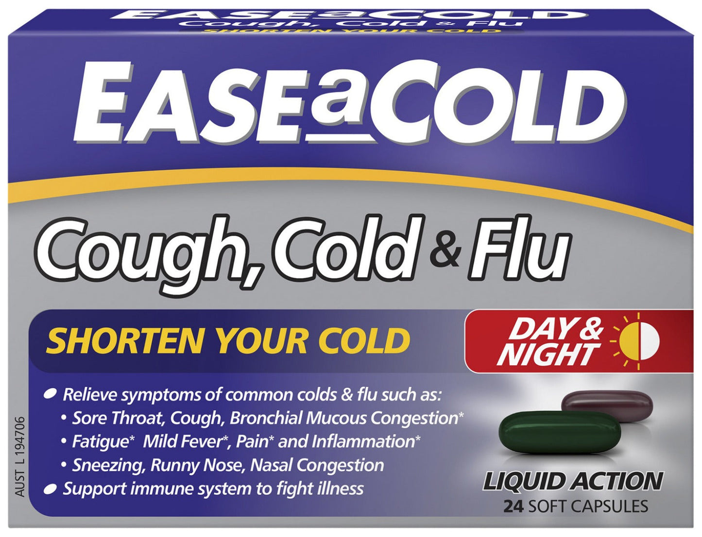 Ease A Cold Cough Flu D/N 24