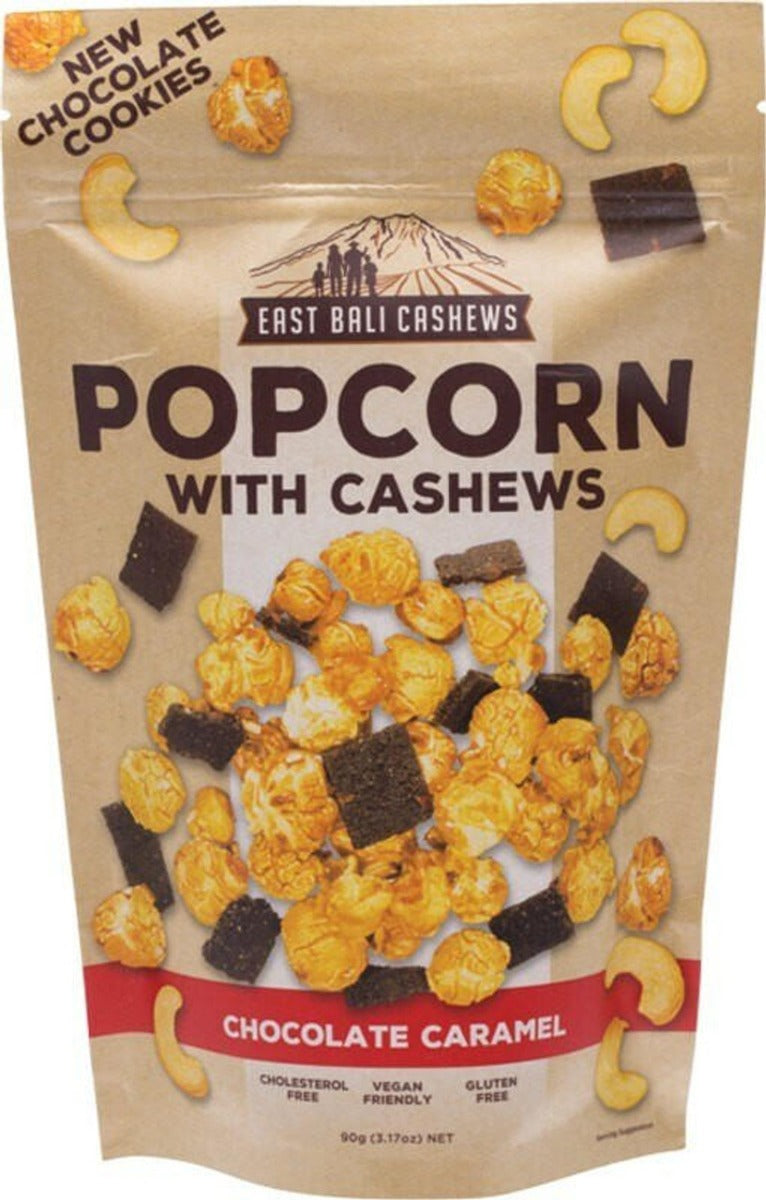 East Bali Cashews Chocolate Caramel Popcorn 90g