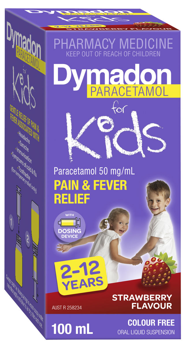 Dymadon 2-12Yr Org 100mL