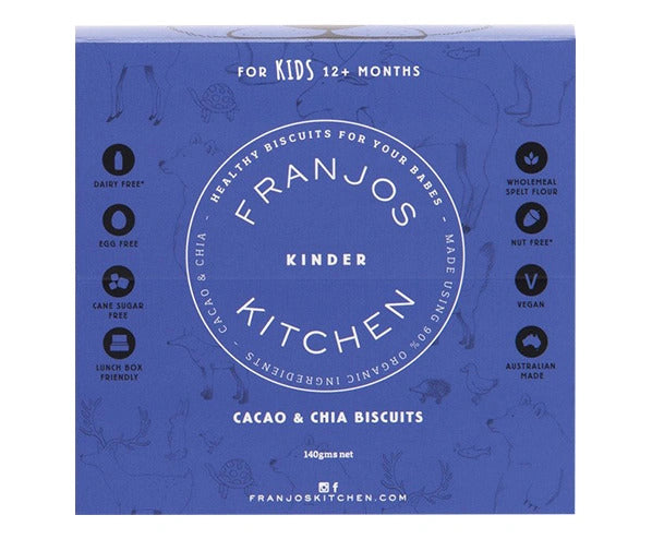Fk Cacao And Chia Biscuits Kinder 150g