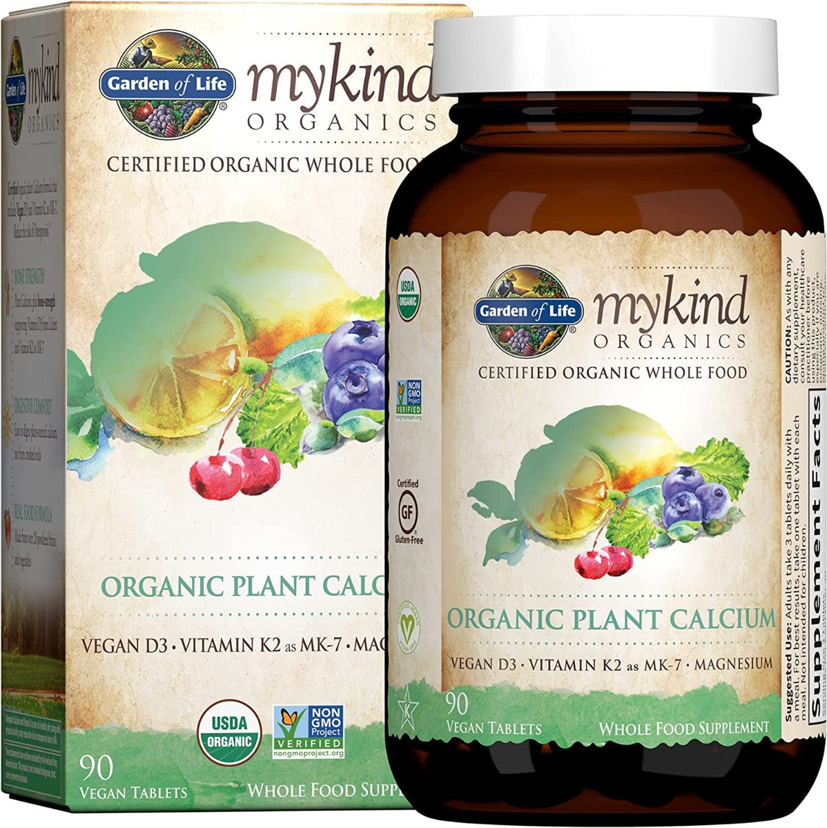 Garden Of Life My Kind Organic Plant Calcium 180 Caps