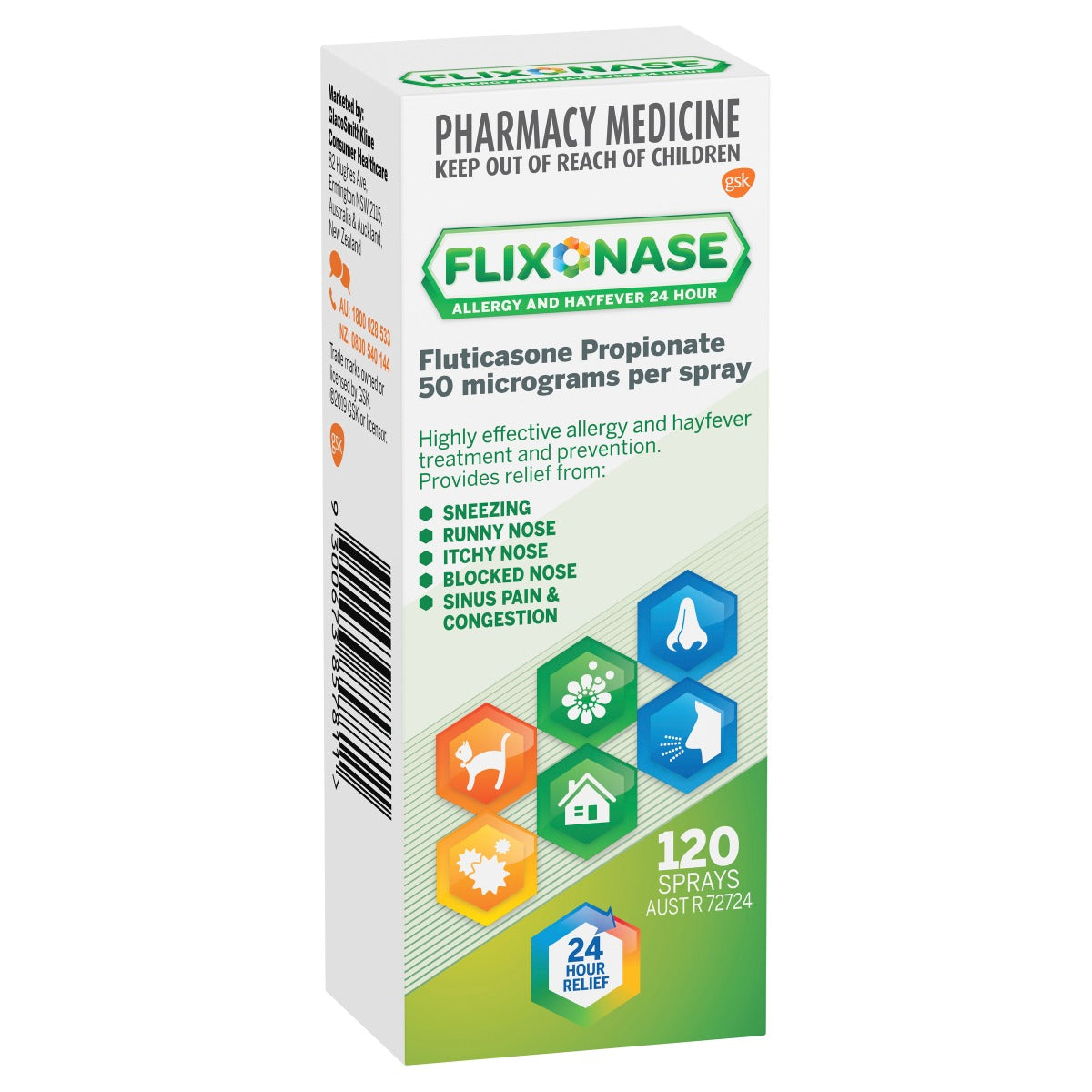 Flixonase 24Hrs 120 Sprays