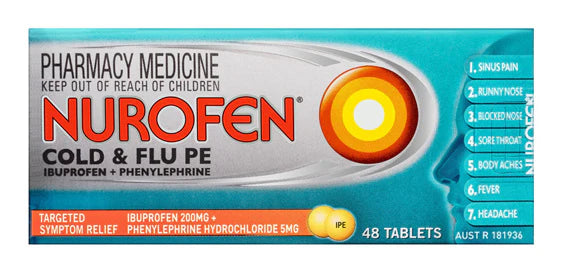 Nurofen Cold/Flu Pe Tab 48