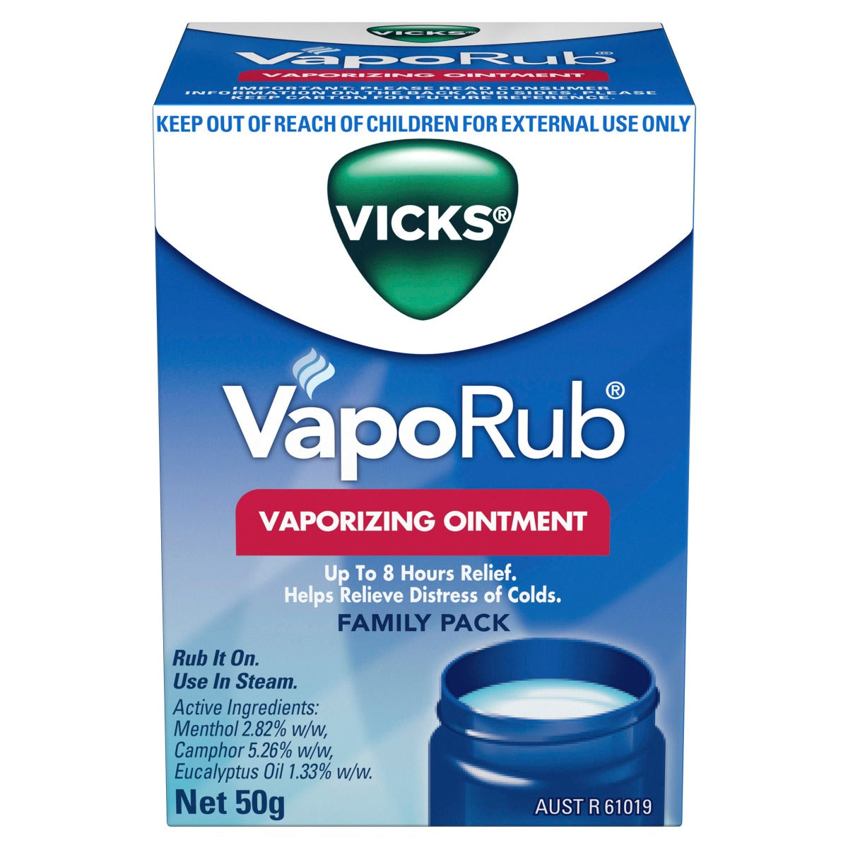 Vicks Vaporub Jar 50g
