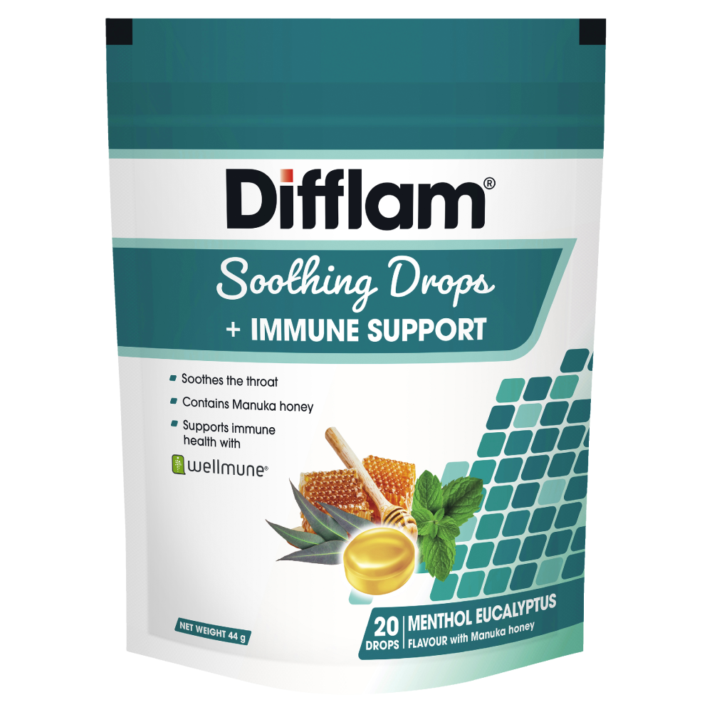 Difflam Sooth Drps+Immune Mnthol Eucl 20