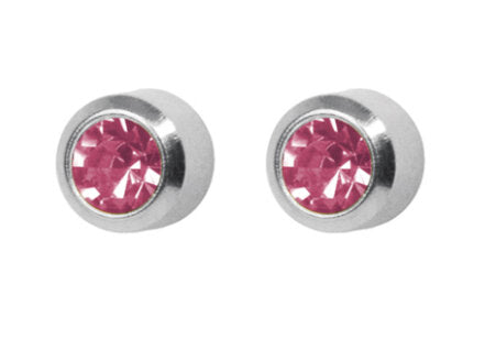 Studex Surgical Steel October Birthstone