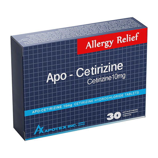 Apo-Cetirizine Tab 10mg 30