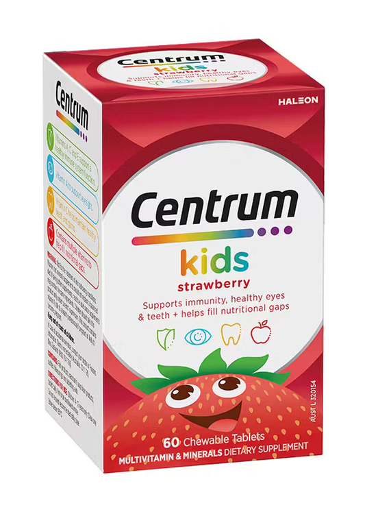 Centrum Kids Chewable Strawberry Tab 60