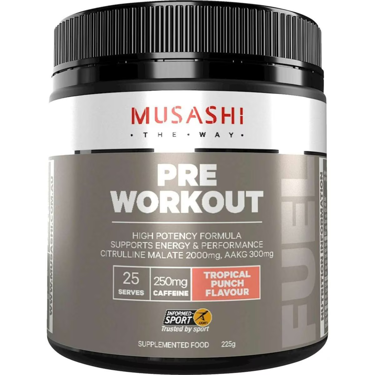 Musashi Pre W/O Trop Pnch 225g