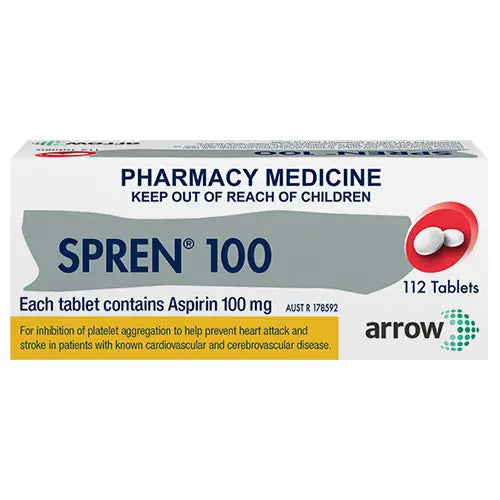 Spren Asprin 100mg 112