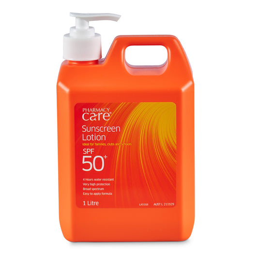 Pharmacy Care Sunscreen Lotion 50+ 1Lt