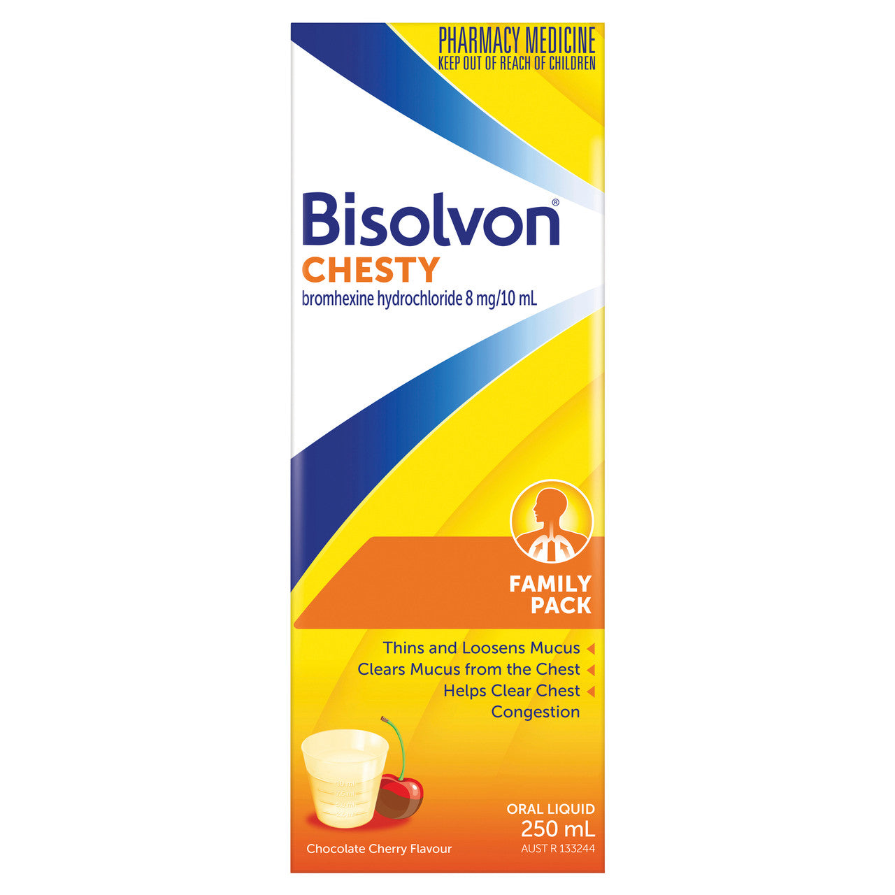 Bisolvon Chesty Liquid 250mL