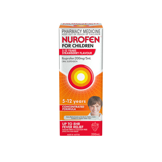 Nurofen Chld 5-12Yr S/By 200mL