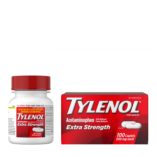 Tylenol 500mg 100 Tablets