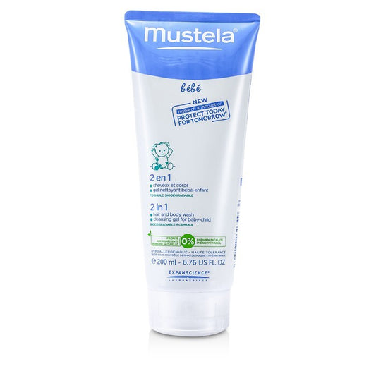 Mustela 2 In 1 Hair And Body Wash 200mL