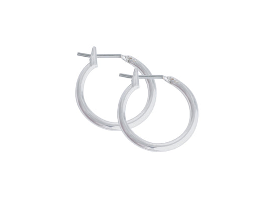 Just Hoops Small Gate Silver