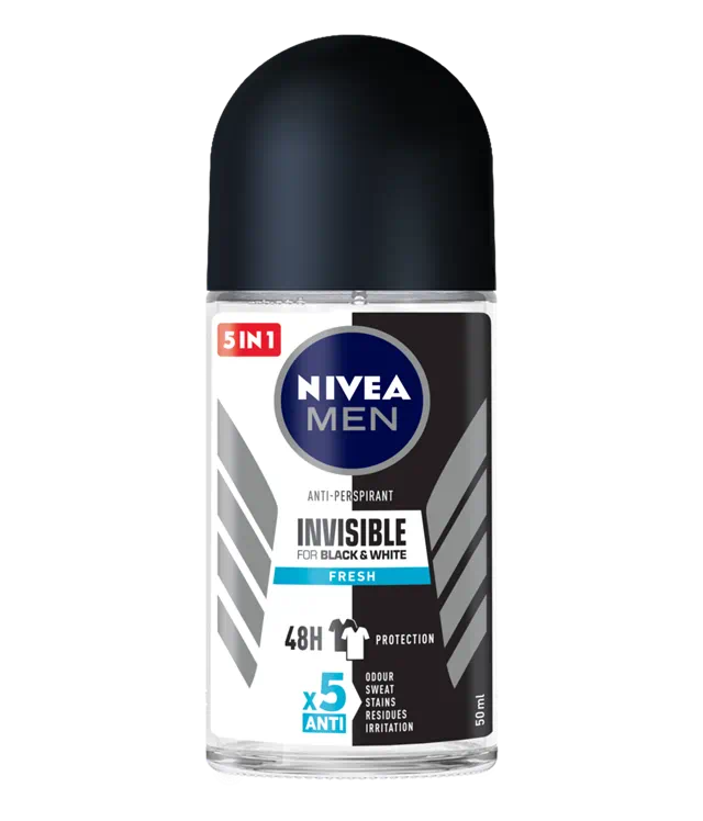 Nivea Invisible Bw Fresh Roll On 50mL