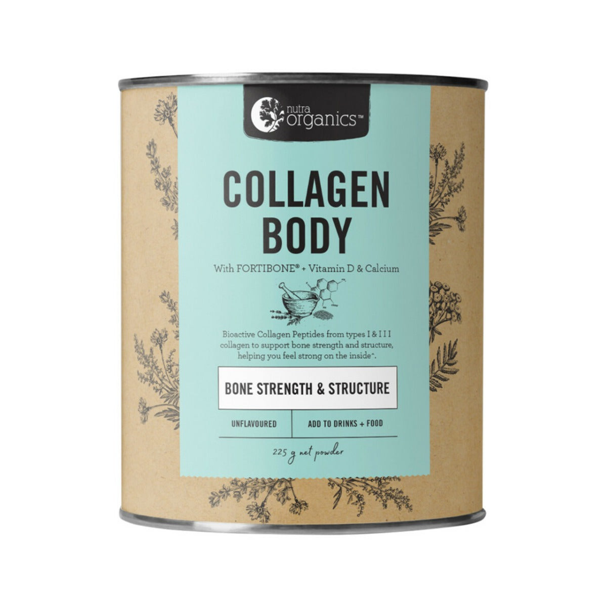 Nutraorganics Collagen Body 225g